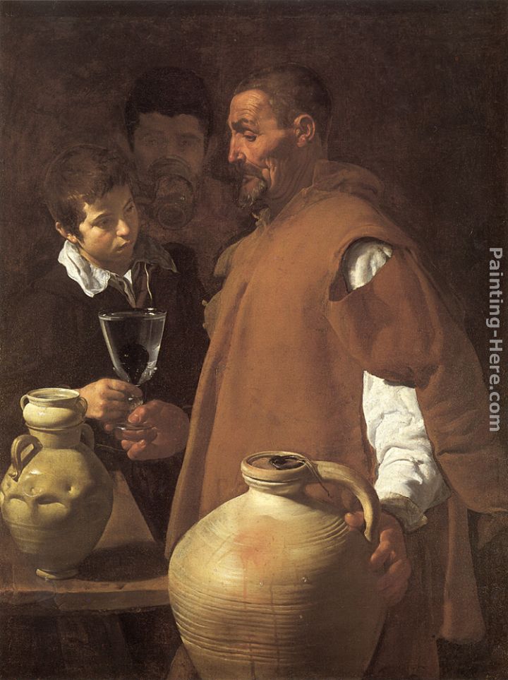 The Waterseller of Seville painting - Diego Rodriguez de Silva Velazquez The Waterseller of Seville art painting
